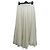 Autre Marque Falda larga blanca de viscosa CLOUDY Blanco