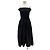 Autre Marque Vestido negro de algodón LAMAREL XS