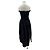 Autre Marque Vestido negro de algodón LAMAREL XS - vista 2