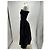 Autre Marque Vestido negro de algodón LAMAREL XS - vista 3