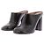 Mule Alaïa in pelle nera Nero