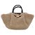 Autre Marque Borsa tote in lana DEMELLIER Beige