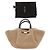 Autre Marque Borsa tote in lana DEMELLIER Beige - vista 8