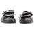 Chanel Sandali Dad in pelle nera Nero - vista 3