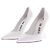 Attico Décolleté Cheope in pelle Bianco