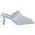 Jimmy Choo Mules Lotta 65 in tulle Blu - vista 6