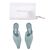 Jimmy Choo Mules Lotta 65 in tulle Blu - vista 8
