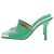 Bottega Veneta Grüne Mules mit Absatz - Ansicht 2