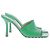 Bottega Veneta Grüne Mules mit Absatz - Ansicht 6