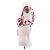 Autre Marque Top de bikini blanco con estampado floral Roja - vista 4