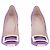 Roger Vivier Décolleté Trompette viola Porpora - vista 3