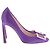 Roger Vivier Décolleté Trompette viola Porpora - vista 6