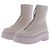 The row Botines de cuero "Zipped Boots" Blanco