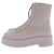The row Botines de cuero "Zipped Boots" Blanco - vista 2