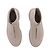 The row Botines de cuero "Zipped Boots" Blanco - vista 3