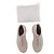 The row Botines de cuero "Zipped Boots" Blanco - vista 8