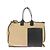Valextra Große Raphia-Shopper-Tasche Beige