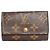 Louis Vuitton Brown vintage Monogram keyholder wallet