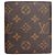Louis Vuitton Brauner Monogramm-Bifold-Geldbeutel