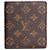 Louis Vuitton Brauner Monogramm-Bifold-Geldbeutel - Ansicht 2