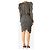 Isabel Marant Mini-Kleid mit V-Ausschnitt aus schwarzem Lurex - Größe UK 12 - Ansicht 2