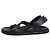 Autre Marque Schwarze chunky Riemchen-Ledersandalen - Größe EU 41 (UK 8)