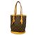 Borsa Tote Louis Vuitton Monogram Bucket PM Marrone