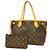 Borsa Tote Louis Vuitton Monogram Neverfull PM Marrone
