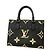 Borsa Louis Vuitton Monogram Empreinte OnTheGo PM Nero Beige