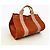 Hermès Borsa in tela Hermes Cannes PM Arancione - vista 2