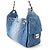 Borsa a Spalla Chanel Matelassé Chain Blu - vista 2