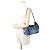 Borsa a Spalla Chanel Matelassé Chain Blu - vista 4