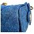 Borsa a Spalla Chanel Matelassé Chain Blu - vista 6
