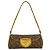 Borsa a tracolla Louis Vuitton Monogram Pochette Beverly Marrone