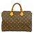 Borsa Louis Vuitton Monogram Speedy 35 Marrone