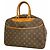 Louis Vuitton Monogram Deauville Handtasche Braun