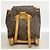 Zaino Louis Vuitton Monogram Montsouris MM Marrone - vista 12