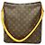 Borsa a Spalla Louis Vuitton Monogram Looping GM Marrone