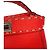 Fendi Mini Peekaboo Lederhandtasche Orange - Ansicht 15