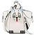 Borsa a mano compatta in pelle Loewe Hammock Bianco