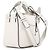 Borsa a mano compatta in pelle Loewe Hammock Bianco - vista 2