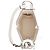 Borsa a mano compatta in pelle Loewe Hammock Bianco - vista 6