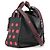 Borsa a mano in pelle Loewe Hammock Small Nero Rosso - vista 2