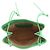 Borsa a Spalla Loewe Pebble Pouch Verde - vista 5