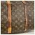 Louis Vuitton Boston Monogram Keepall Bandoulière 55 Marrone - vista 10