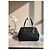 Coach Borsa Satchel in pelle nera Nero - vista 3