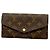 Louis Vuitton Monogram Sarah Long Wallet Rot