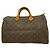 Borsa Louis Vuitton Monogram Speedy 35 Marrone