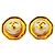 Orecchini a clip placcati oro Chanel D'oro