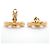 Orecchini a clip placcati in oro Chanel D'oro - vista 3